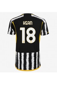 Fotbalové Dres Juventus Moise Kean #18 Dámské Domácí Oblečení 2023-24 Krátký Rukáv